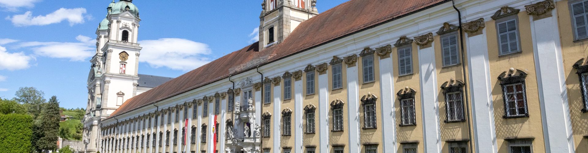 Ausstellung WIE ALLES BEGANN. BRUCKNERS VISIONEN im Stift St. Florian; Außenansicht Stift © Land OÖ/Andreas Krenn