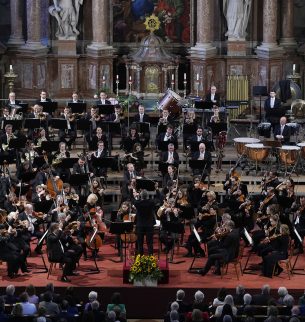 The Bruckner Orchestra Linz in the Basilica of St. Florian (c) Reinhard Winkler