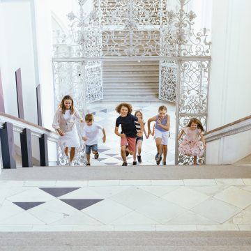 Junge Kulturvermittlung zur Ausstellung WIE ALLES BEGANN. BRUCKNERS VISIONEN im Stift St. Florian © MONOS